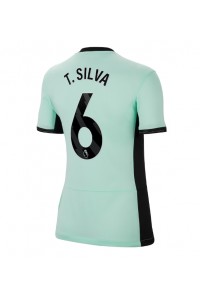 Chelsea Thiago Silva #6 Jalkapallovaatteet Naisten Kolmaspaita 2023-24 Lyhythihainen